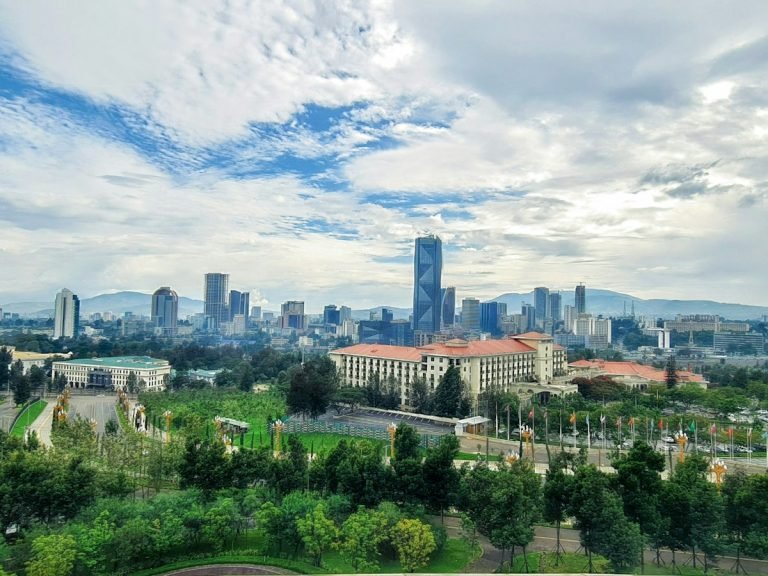 Addis Ababa skyline, Ethiopia