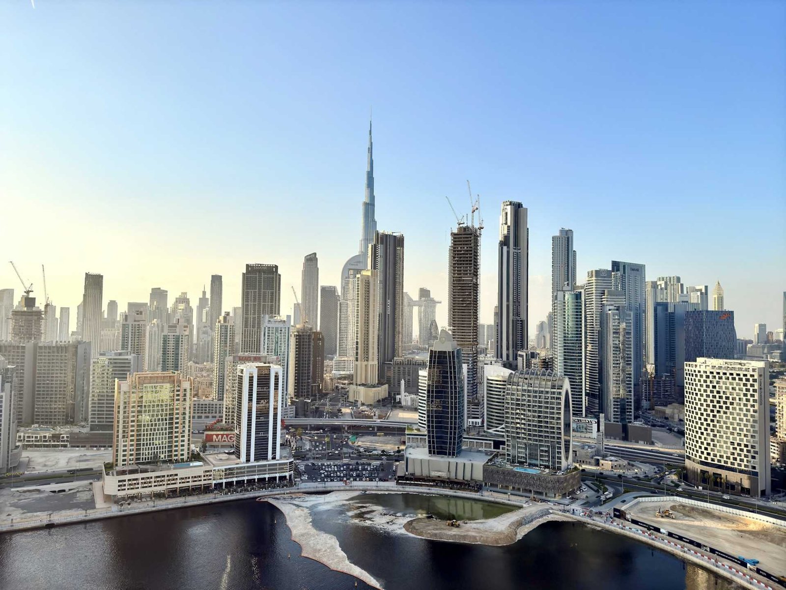 Dubai skyline featuring the Burj Khalifa