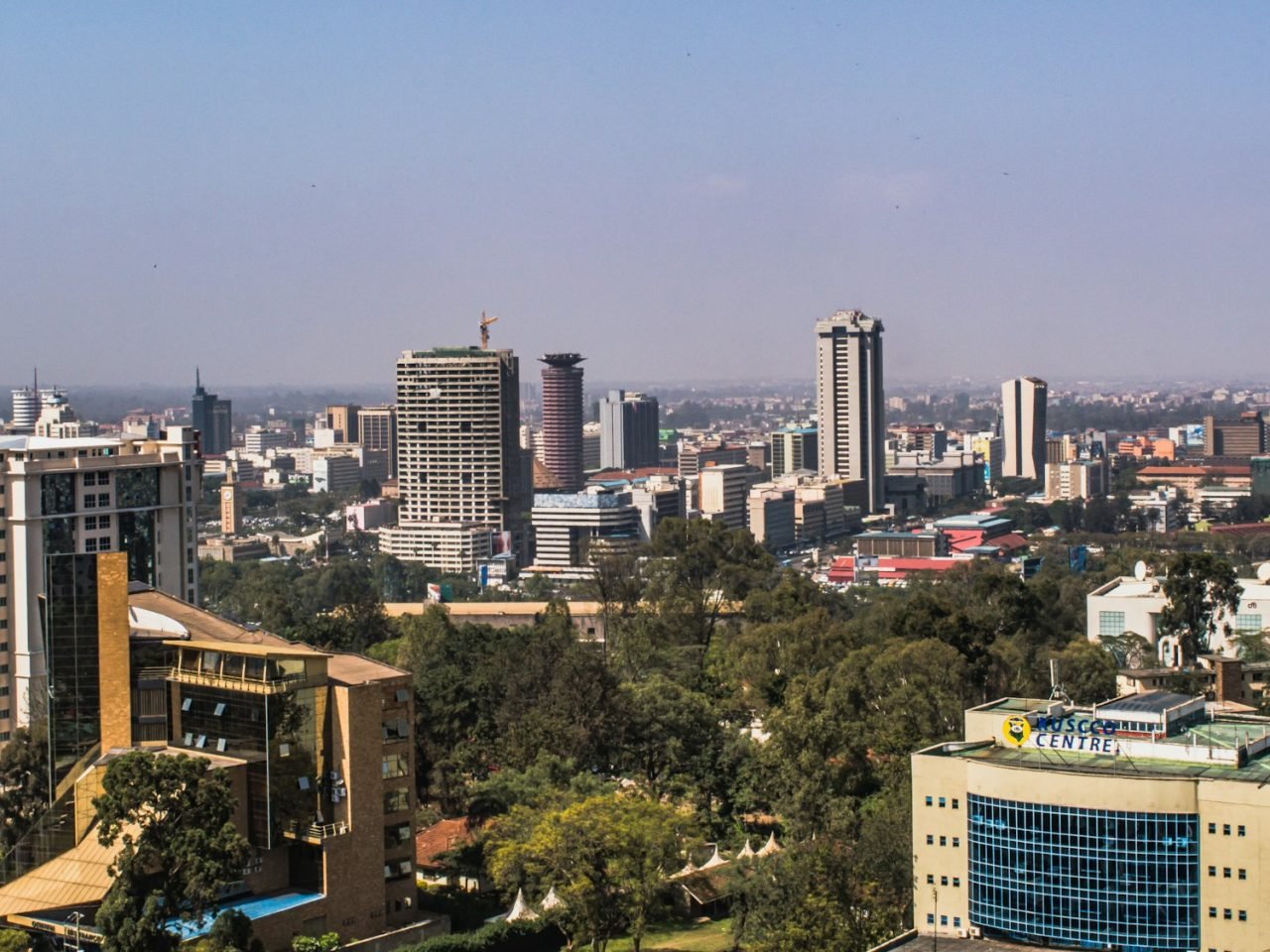 Nairobi skyline, Kenya